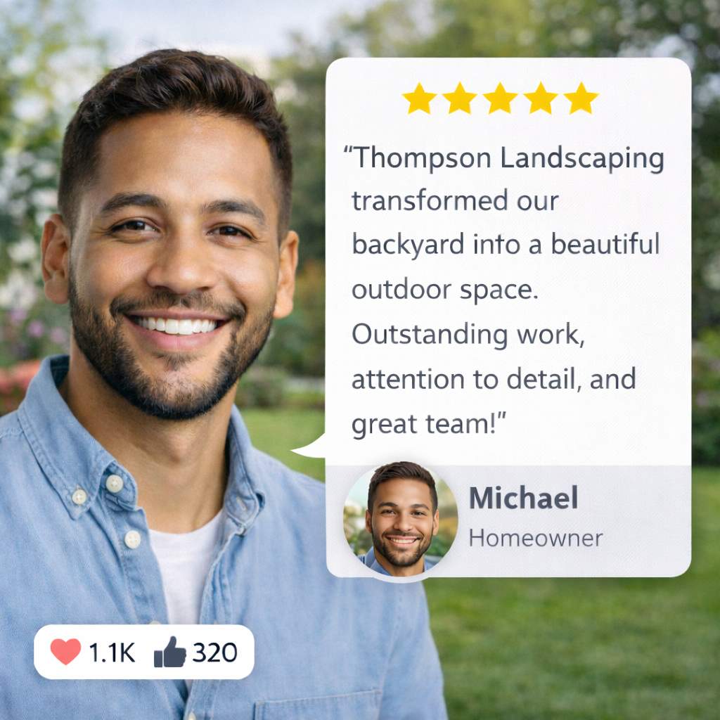 Testimonial from a happy customer.